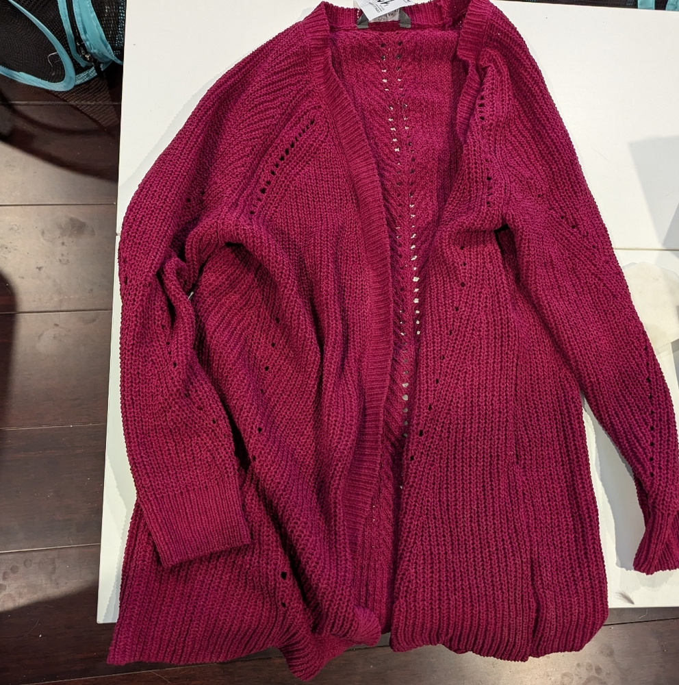 Chenille Cardigan